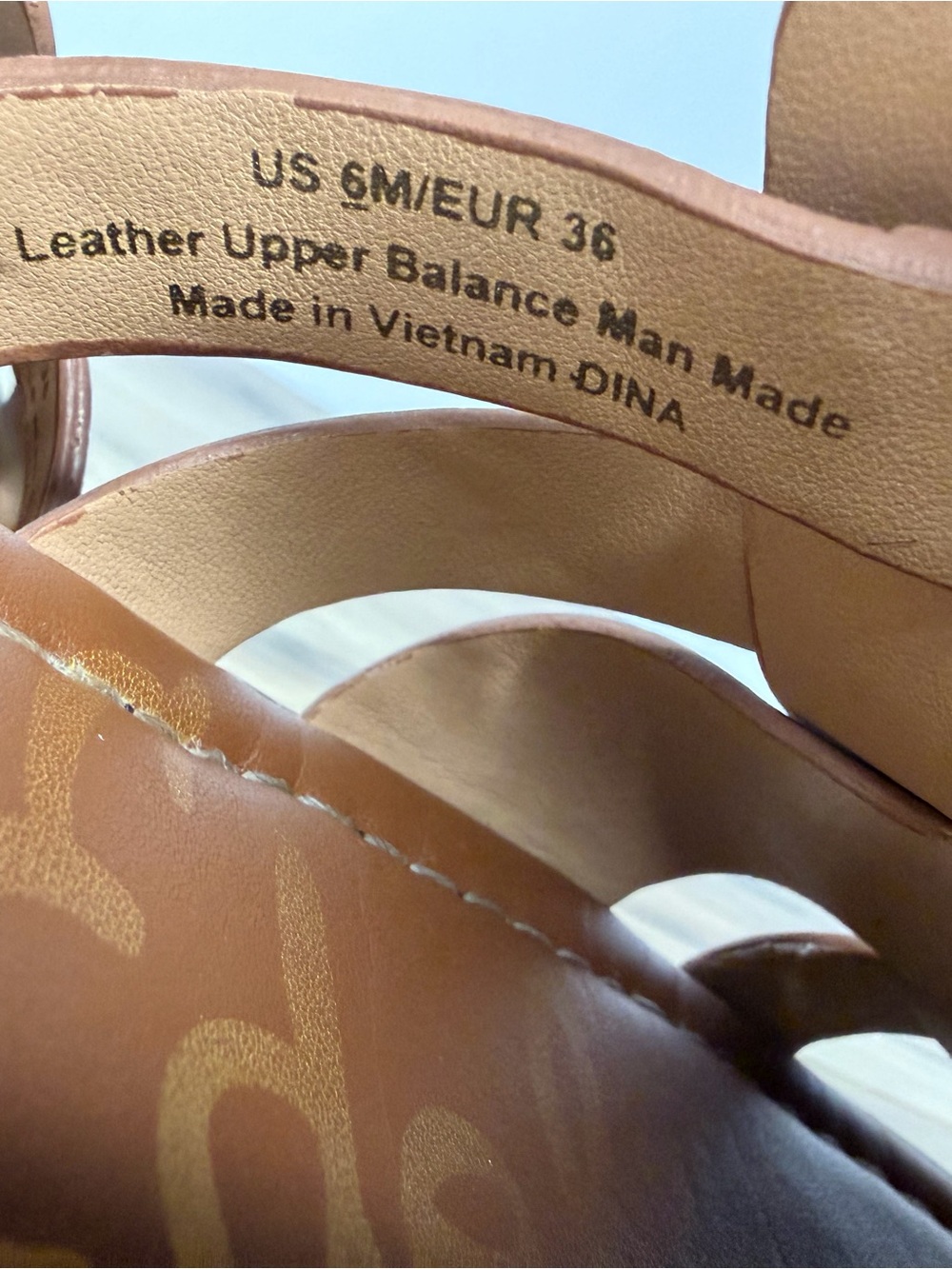 Sam Edelman Leather Woven Slide Sandals - Brown - Picture 5 of 6